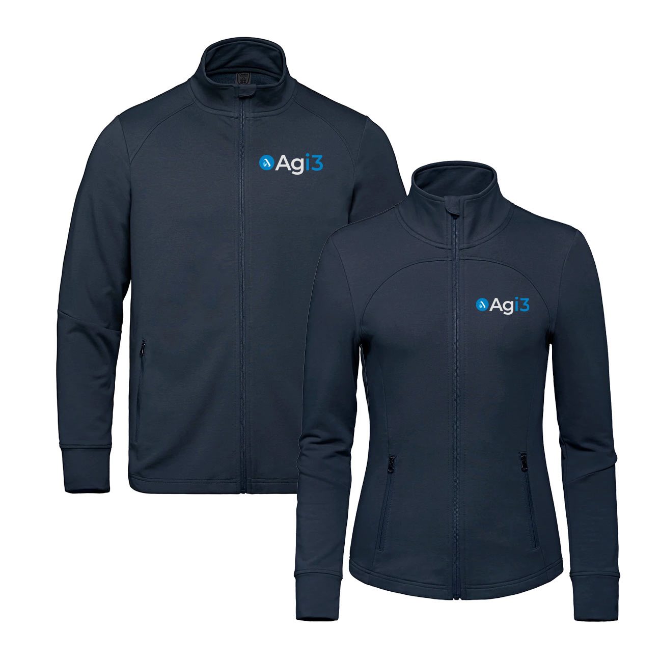 Agi3 - French Terry Full Zip Sweatshirt